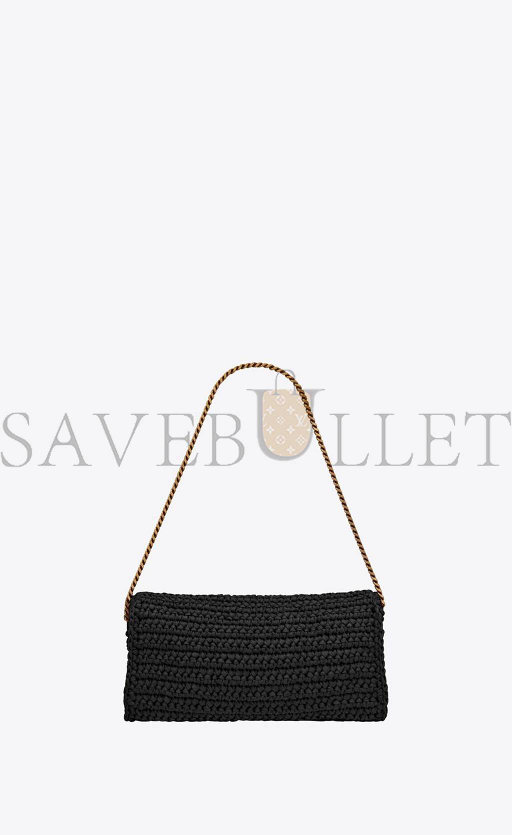 YSL KATE 99 CHAIN BAG WITH TASSEL IN RAFFIA 604276GG66W1000 (48*36*16cm)