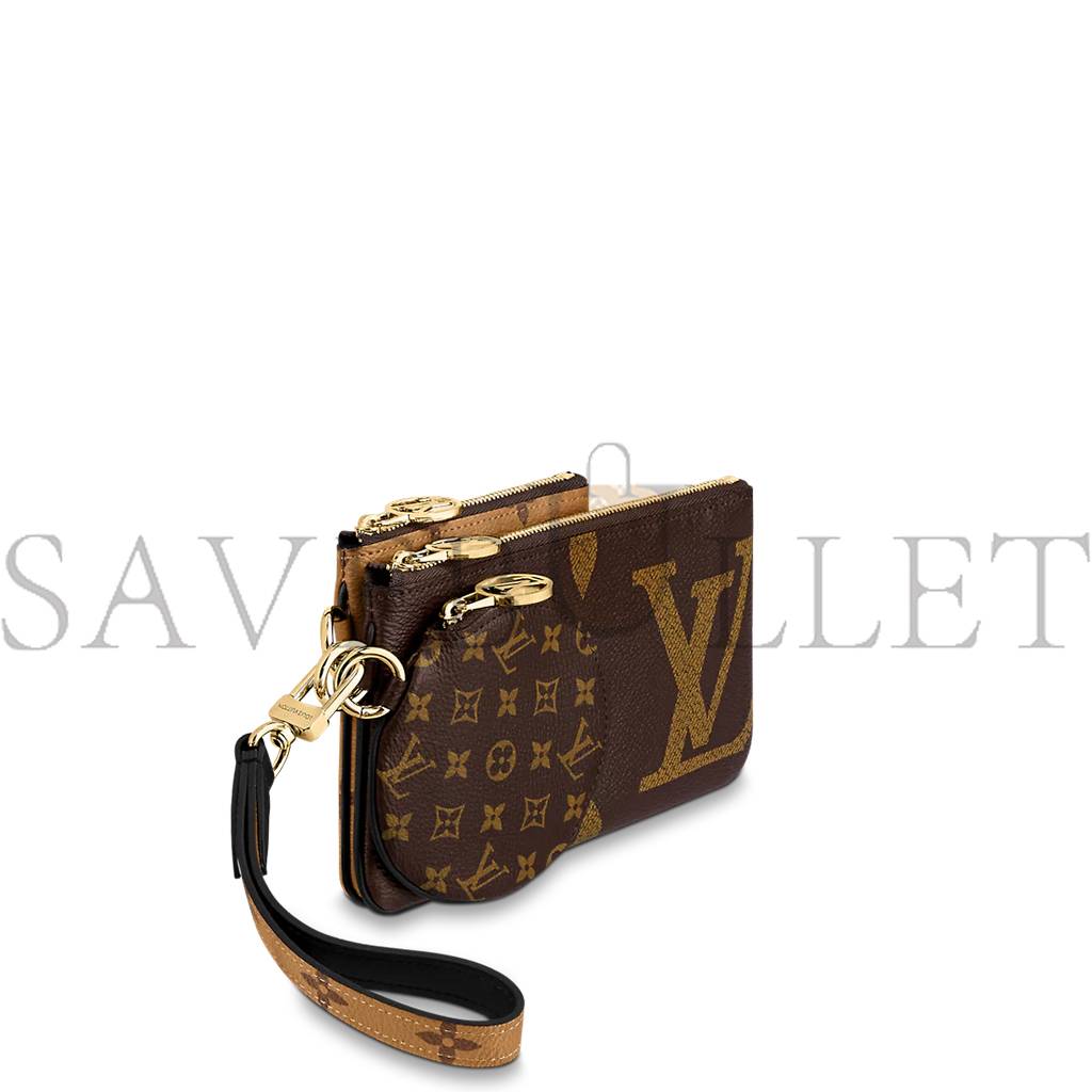 l**is V*t*n trio pouch m68756 (19.5*11.5*3cm)