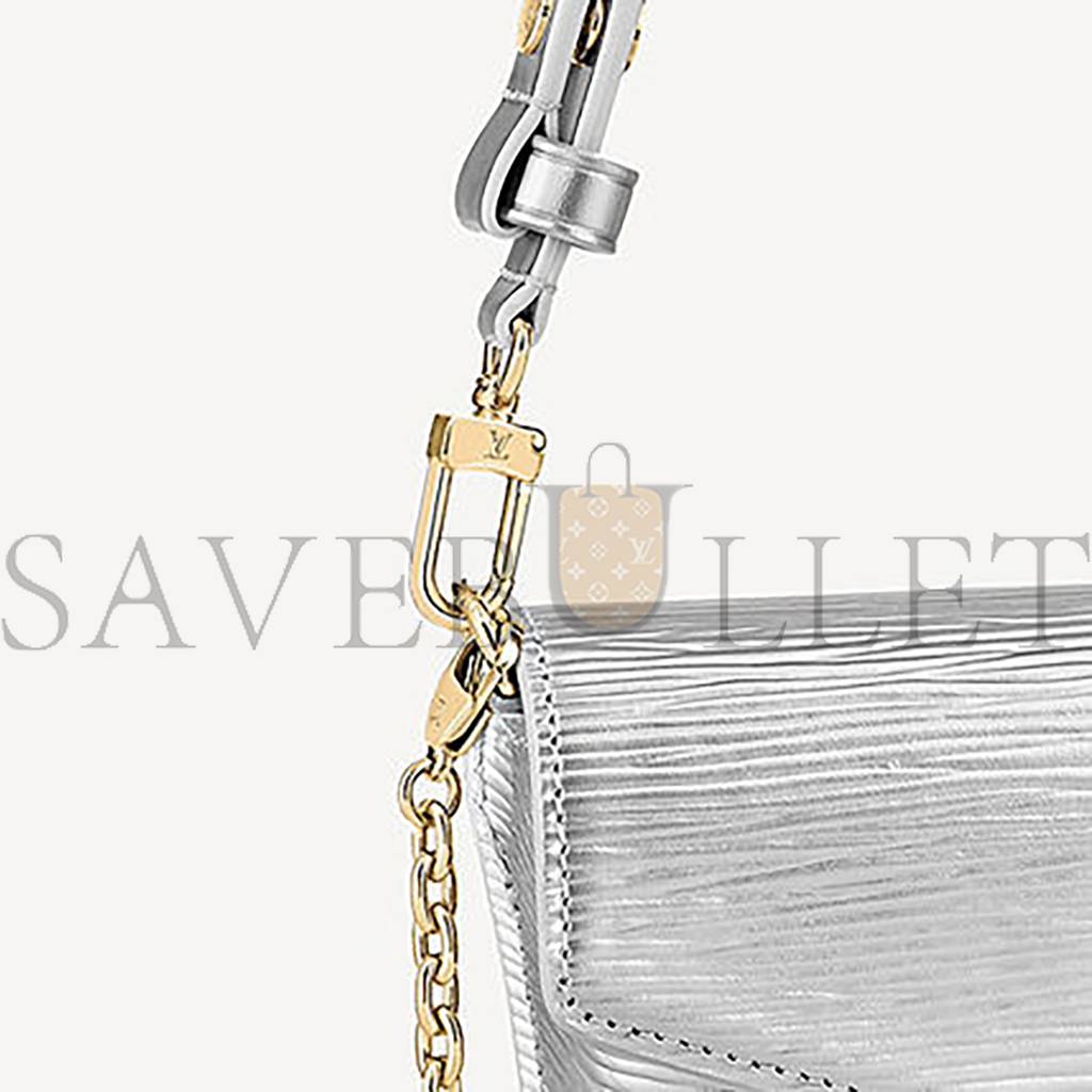 l**is V*t*n padlock on strap m80819 (19*11*3cm)