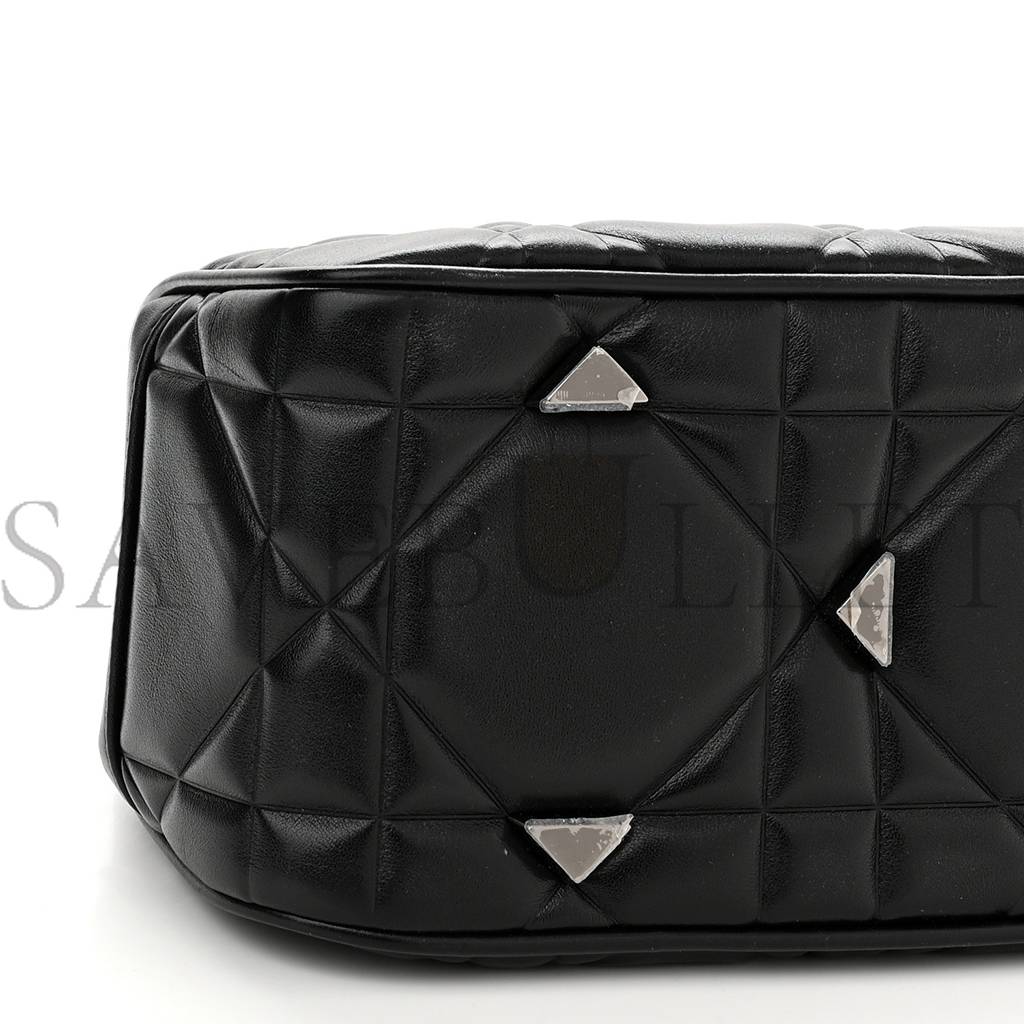 D*or lambskin cannage the lady 95.22 black (30*18*12.1cm)