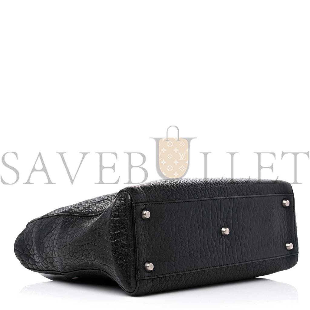 D*or canyon grained lambskin large lady D*or black (32*23*12.1cm)