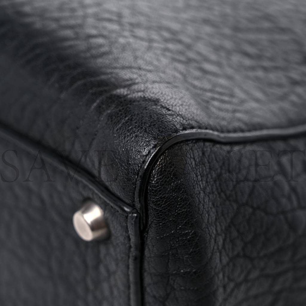 D*or canyon grained lambskin large lady D*or black (32*23*12.1cm)