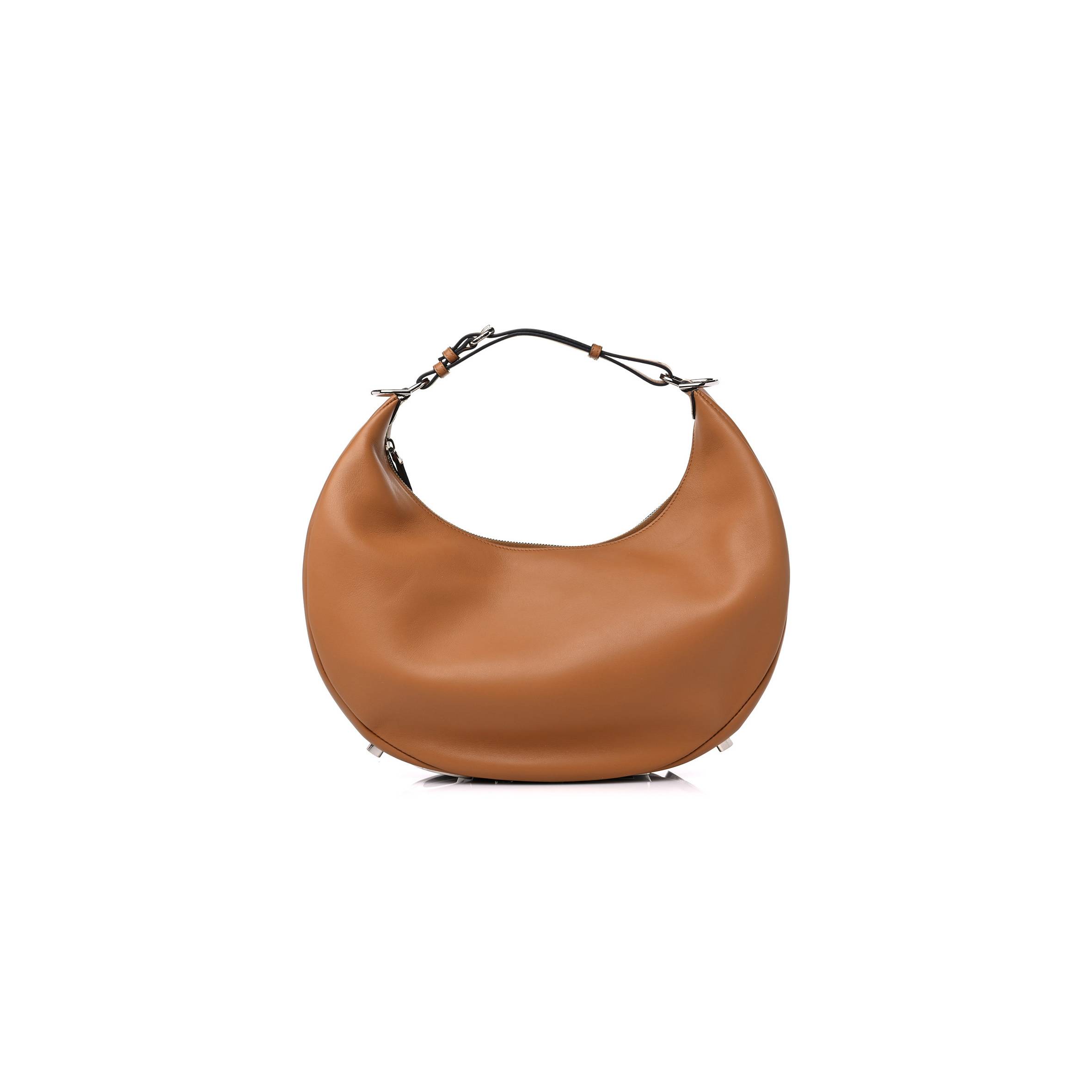 F**di vitello grace matte medium F**digraphy hobo bag caramello (27*22*11cm)